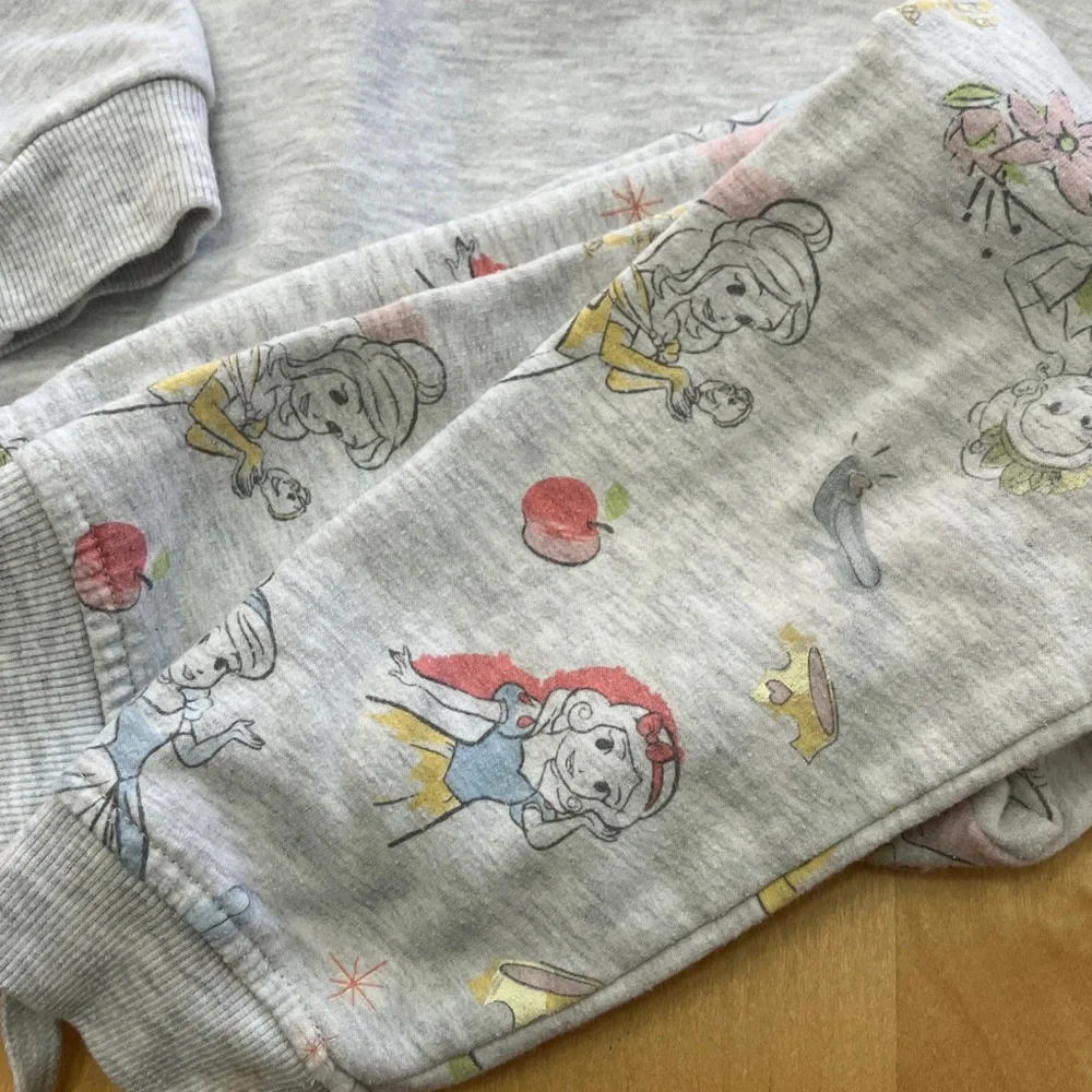 Disney Gray Princess Sweatshirt set & Mickey‎ and Minnie PJ set size 4